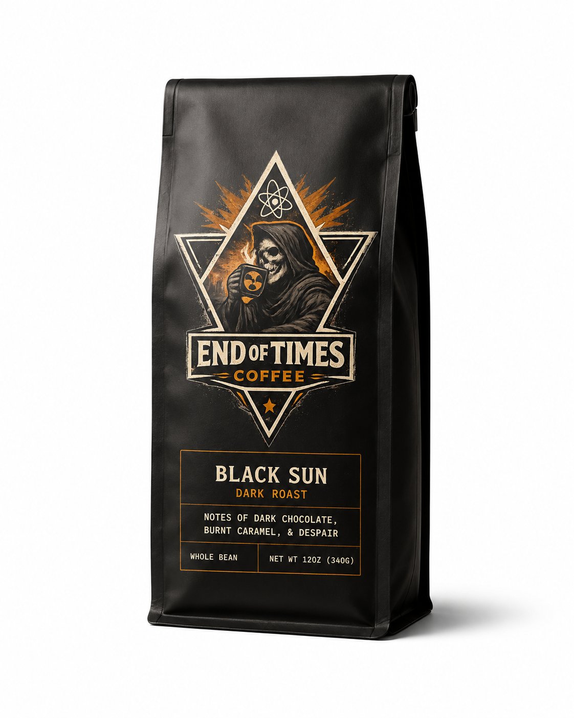 Black Sun Dark Roast bag