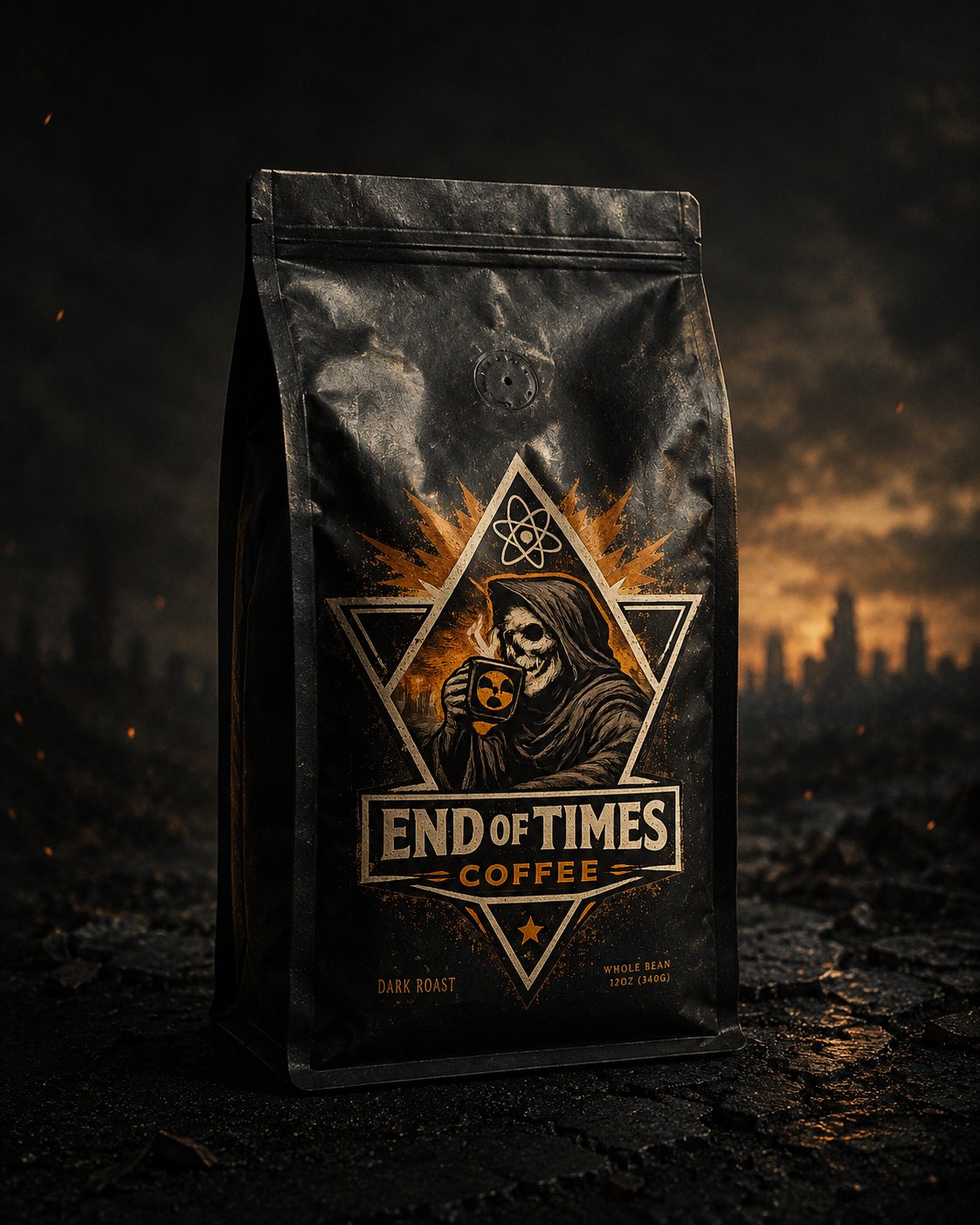 End of Times Blend coffee bag